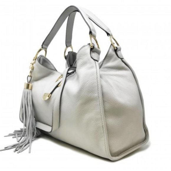 G.I.L.I Leather Stirrup Satchel W/ Shoulder Strap - Picture 2 of 16